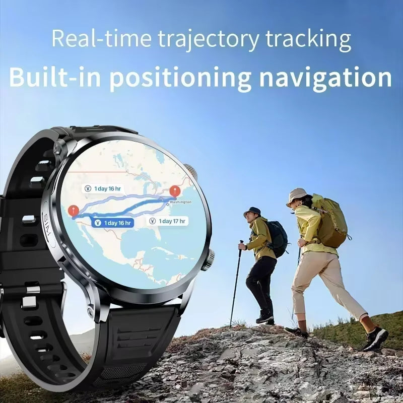 Smartwatch – 1,95″ HD, 4G, NFC & SIM Support Gebogen