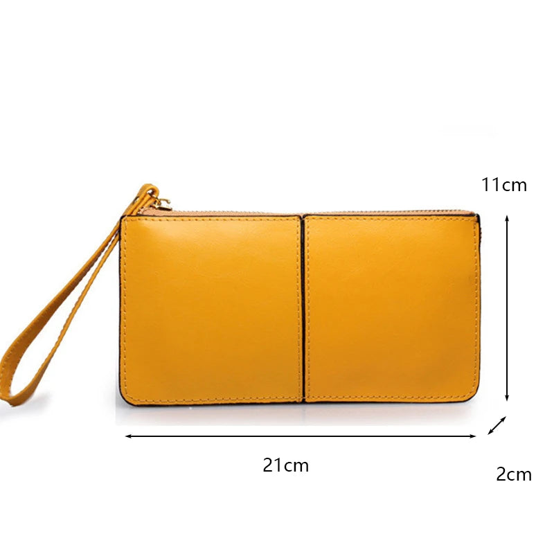 Portefeuille et Pochette Zippés Longs pour Femmes – Organiseur Multi-Couches