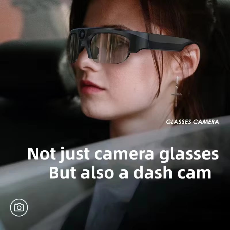 Lunettes intelligentes avec caméra et enregistrement vidéo HD