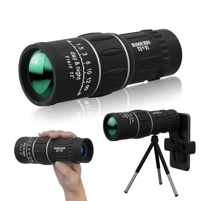 High Magnification Monocular Telescope – 16x52 Long-Range