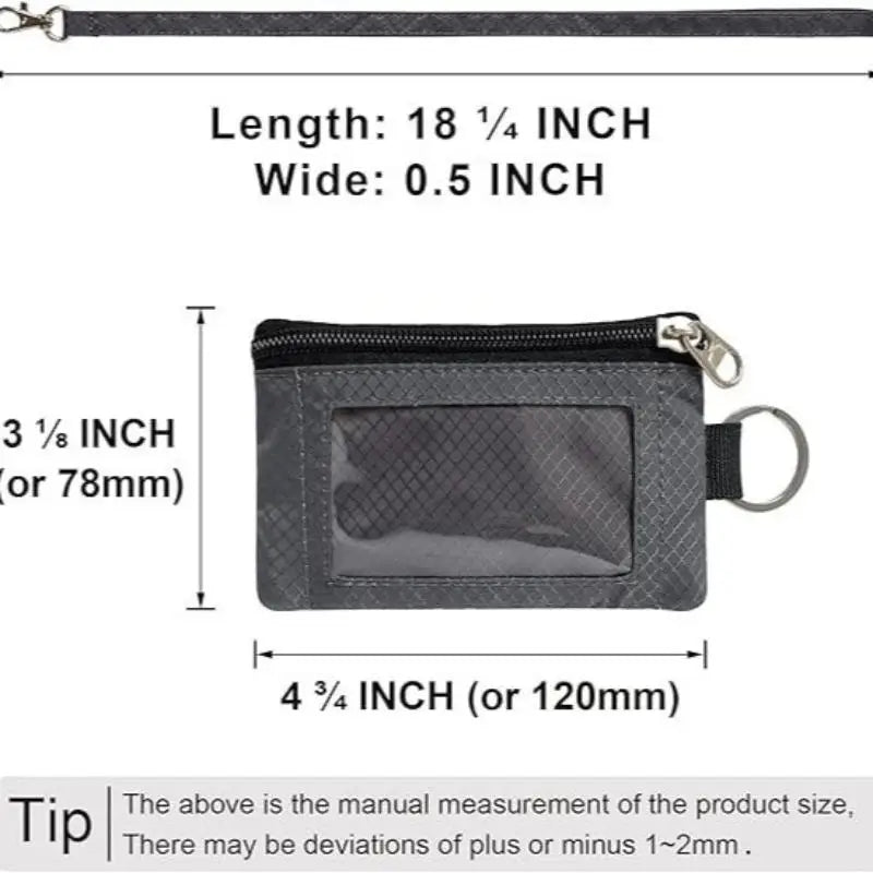 RFID Blocking Mini Wallet – Water-Resistant Travel Card Holder