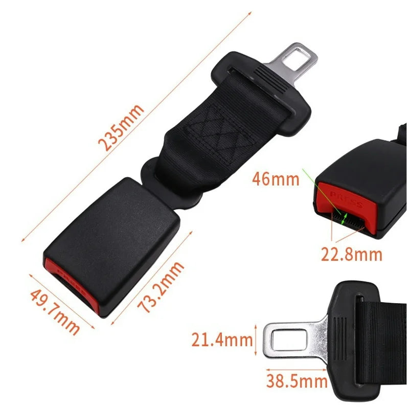 Rallonge de ceinture de sécurité universelle – Clip réglable de 23 cm