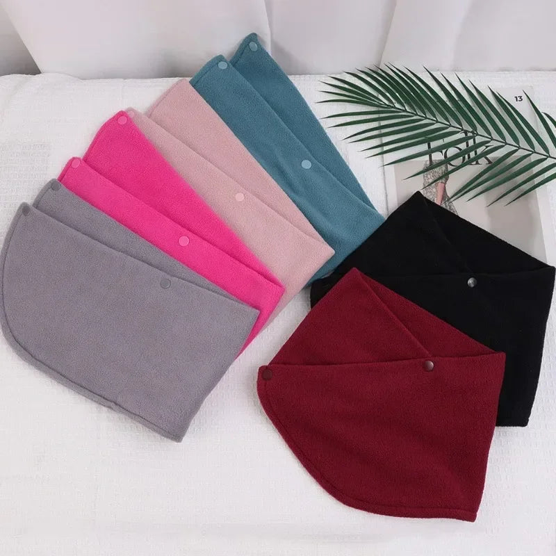 Warme fleece sjaal voor dames – winddichte nekwarmer voor de winter