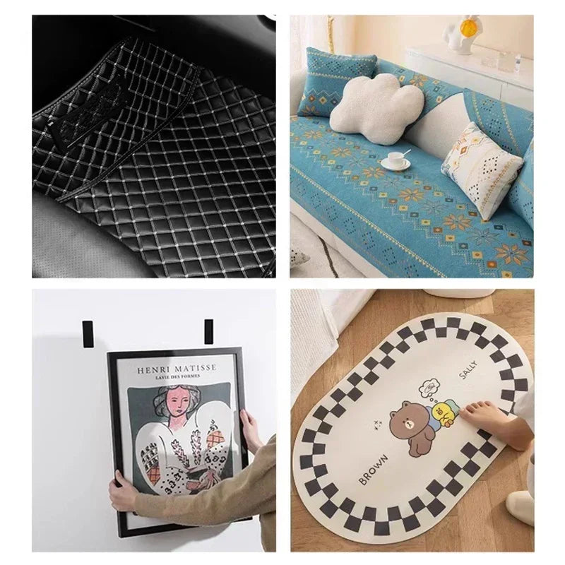 40PCS Double-Sided Carpet Fixation Stickers
