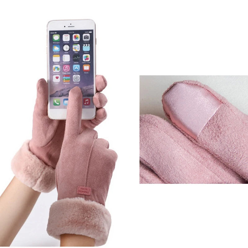 Warm Full-Finger Gloves – Women’s Touchscreen Gloves
