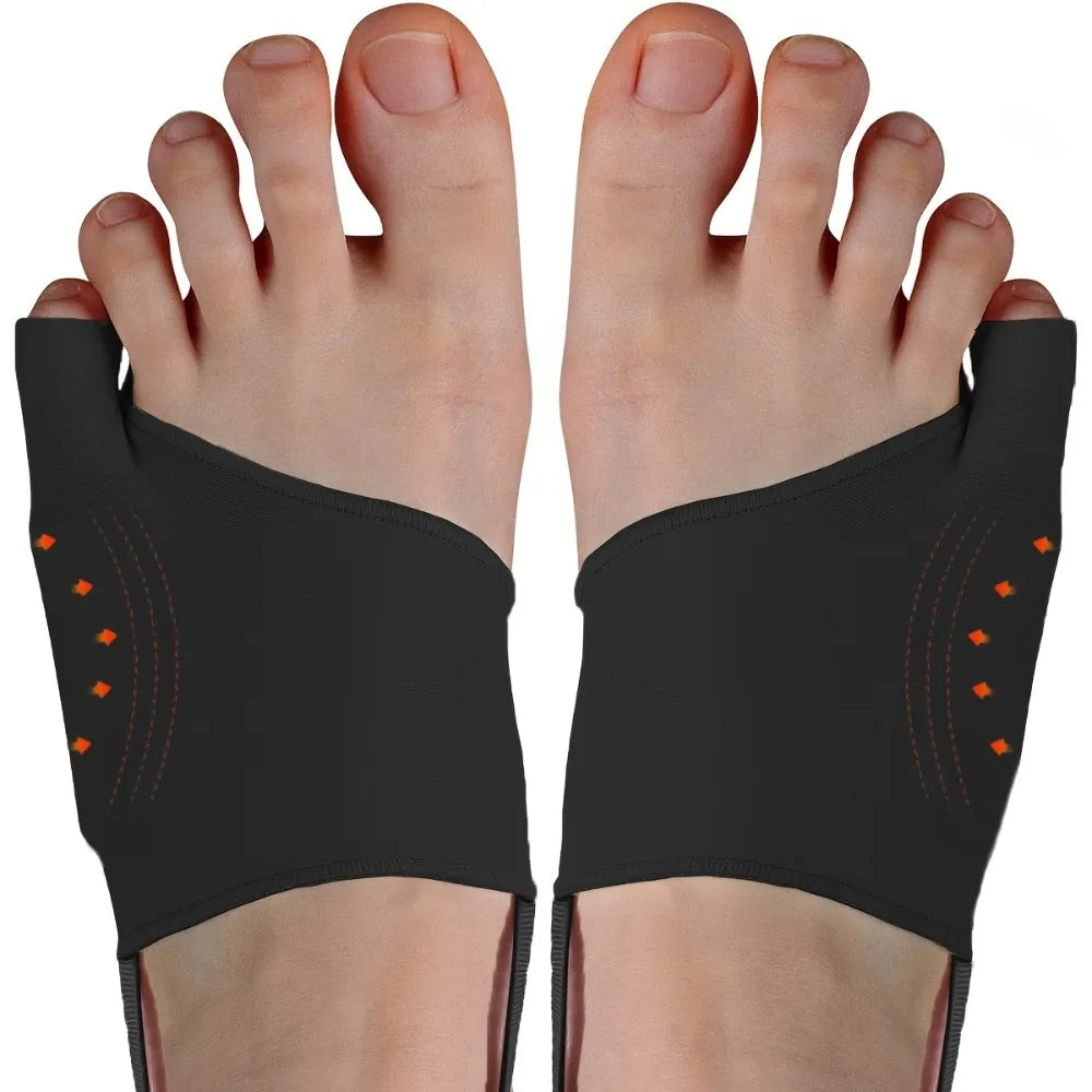 Correcteur d'alignement des orteils – Séparateurs en gel de silicone avec sangle antidérapante