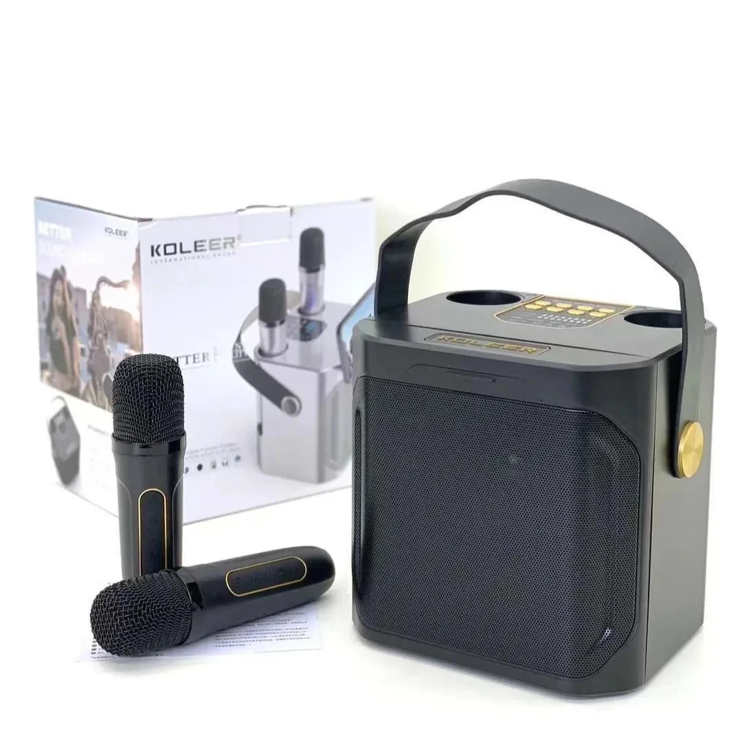Enceinte Bluetooth portable haute puissance – Karaoké