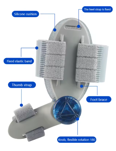Correcteur d'oignon et redresseur d'orteils – Attelle de pied ajustable