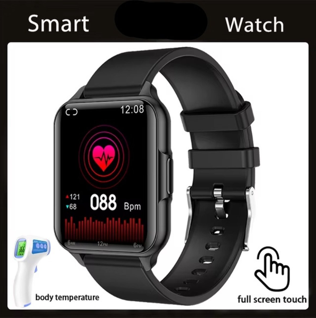 Montre intelligente Bluetooth – Hartslag, Bloedzuurstof Fitness Tracking