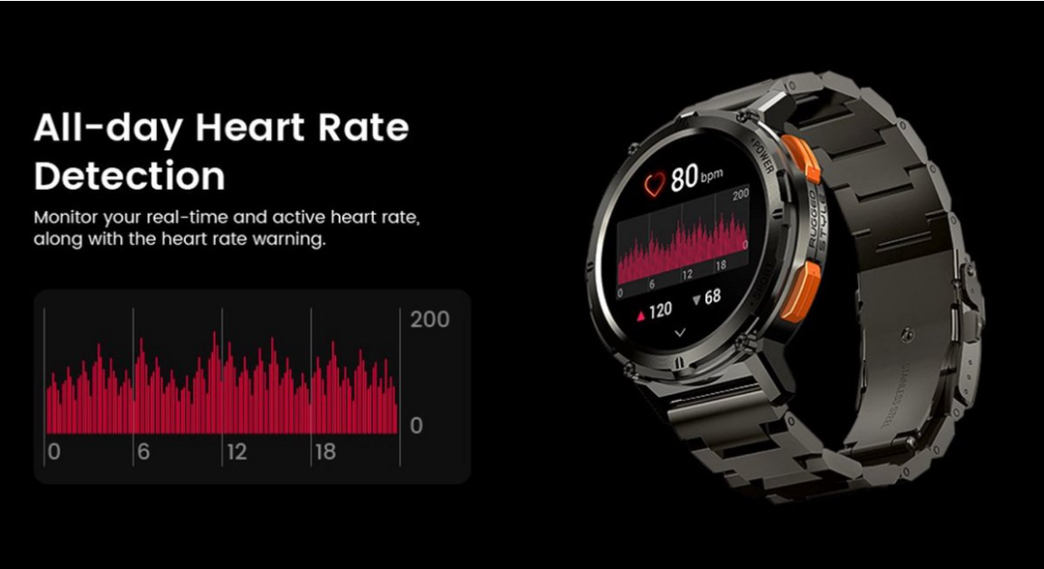Montre intelligente Tank T2 Ultra – Écran AMOLED, AI Spraak