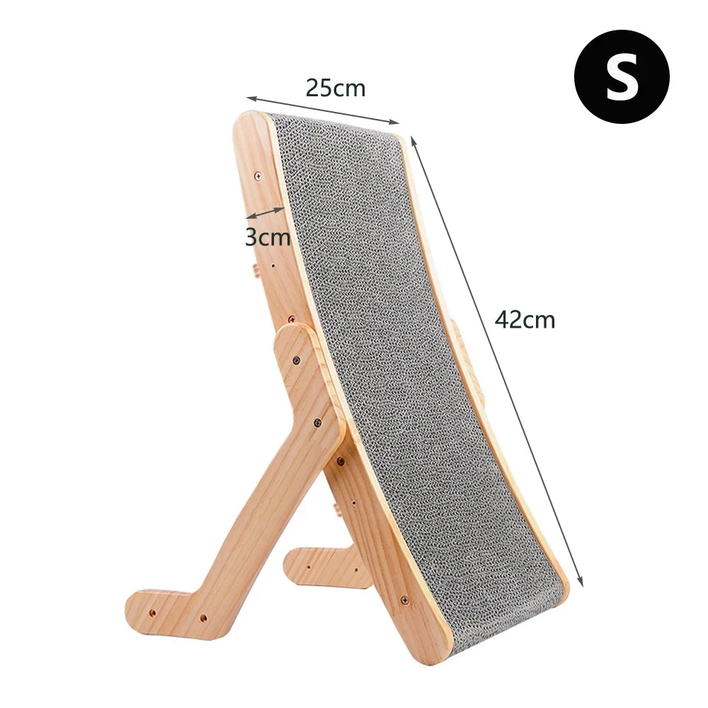 Cat Scratching & Sleeping Board – 2-in-1 Cardboard Cat Bed