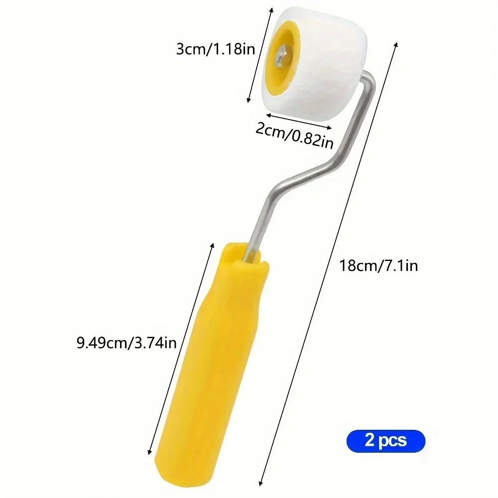 Mini rouleau à peinture – Rouleau de laine de précision pour les bords et les petites surfaces