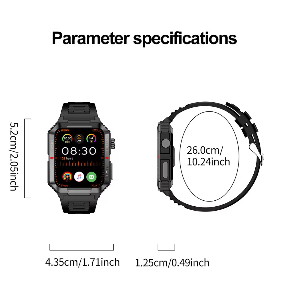 Montre intelligente GPS NFC – Écran Sport HD Bluetooth Sport