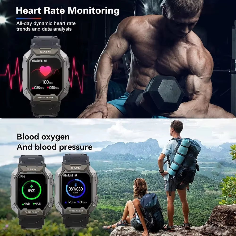 Smartwatch IP68 – Protection contre l'eau, l'humidité et le suivi de la condition physique