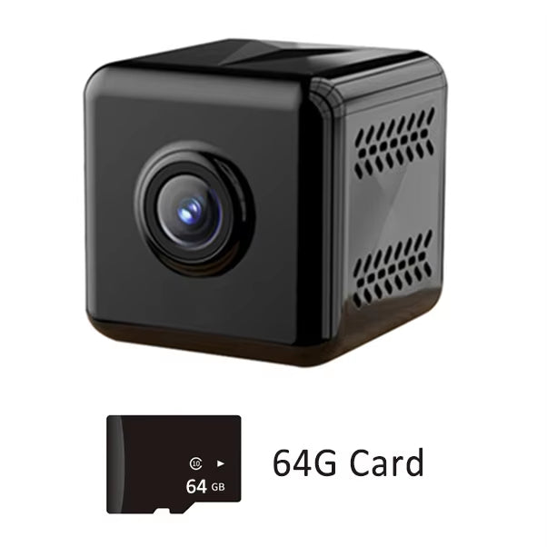 Mini caméra WiFi domestique – HD 1080p avec détection de mouvement et vision nocturne