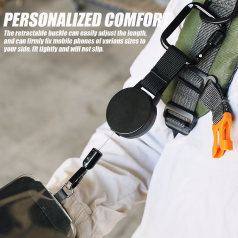 Retractable Anti-Theft Phone Holder – Secure Outdoor Lanyard