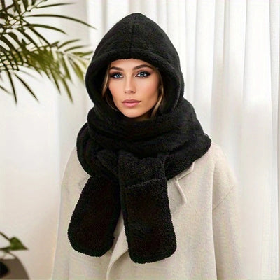 Luxury Winter Scarf for Women – Plush Soft with Silk Tie