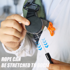 Retractable Anti-Theft Phone Holder – Secure Outdoor Lanyard