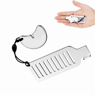 Anti-Theft Door Stopper – 8 cm Stainless Steel Portable Door Lock