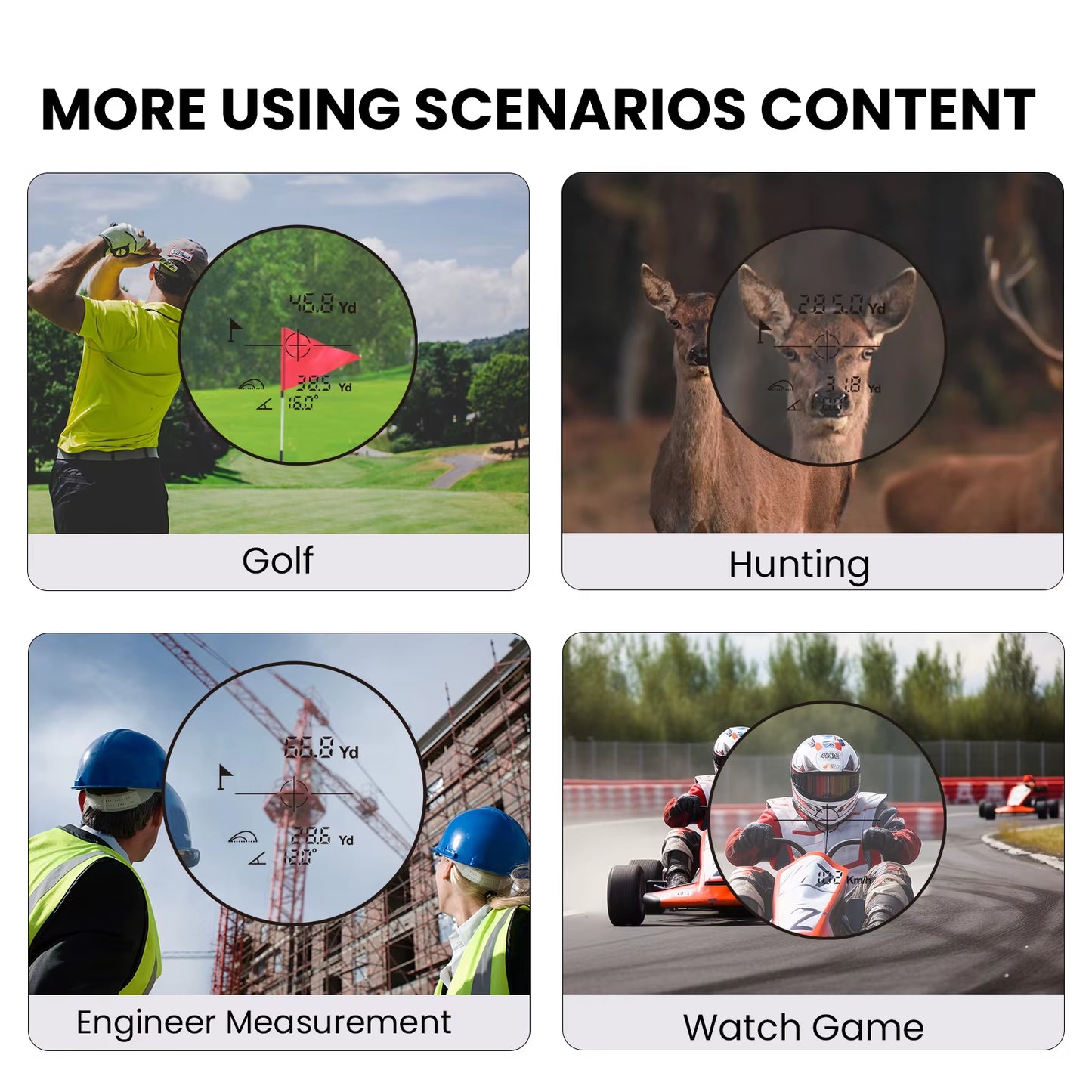 Golf Rangefinder 600M – High-Precision Laser Distance Meter