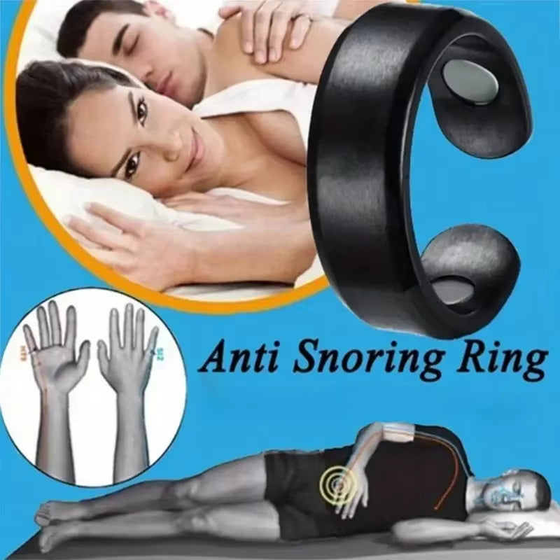 Magnetic Acupressure Ring – Finger Therapy to Reduce Snoring