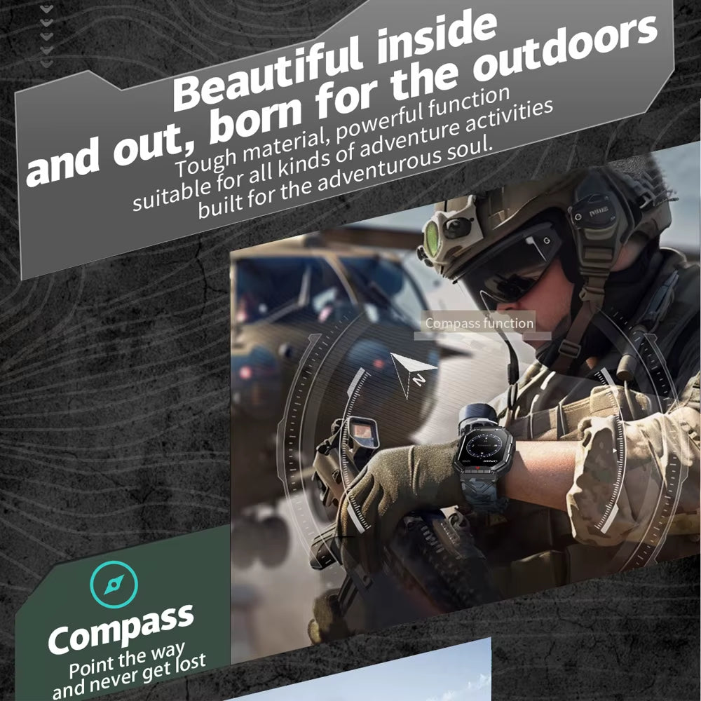 2026 Smartwatch – 2,01″ Scherm Met Spraakassistent