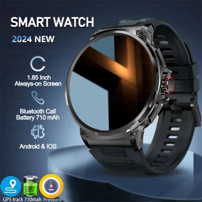 Smartwatch 1,85″ – Groot Scherm, Bloedzuurstof & Sport