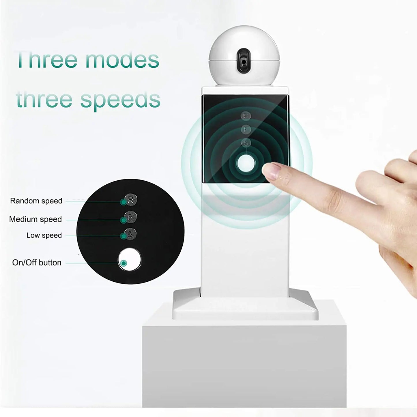 Jouet laser interactif automatique pour chat – Pointeur laser pour animaux à mouvement aléatoire