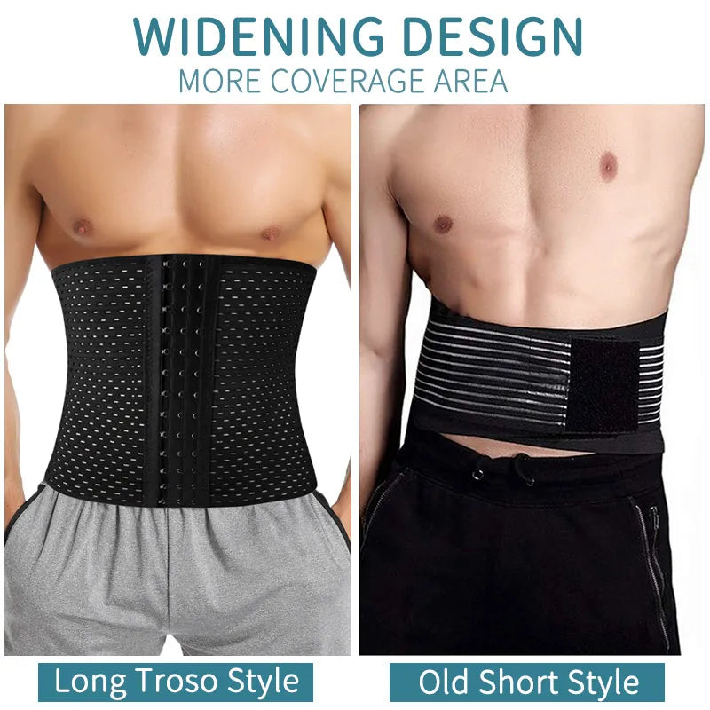 Men’s Waist Trainer – Tummy Control Body Shaper Corset Belt