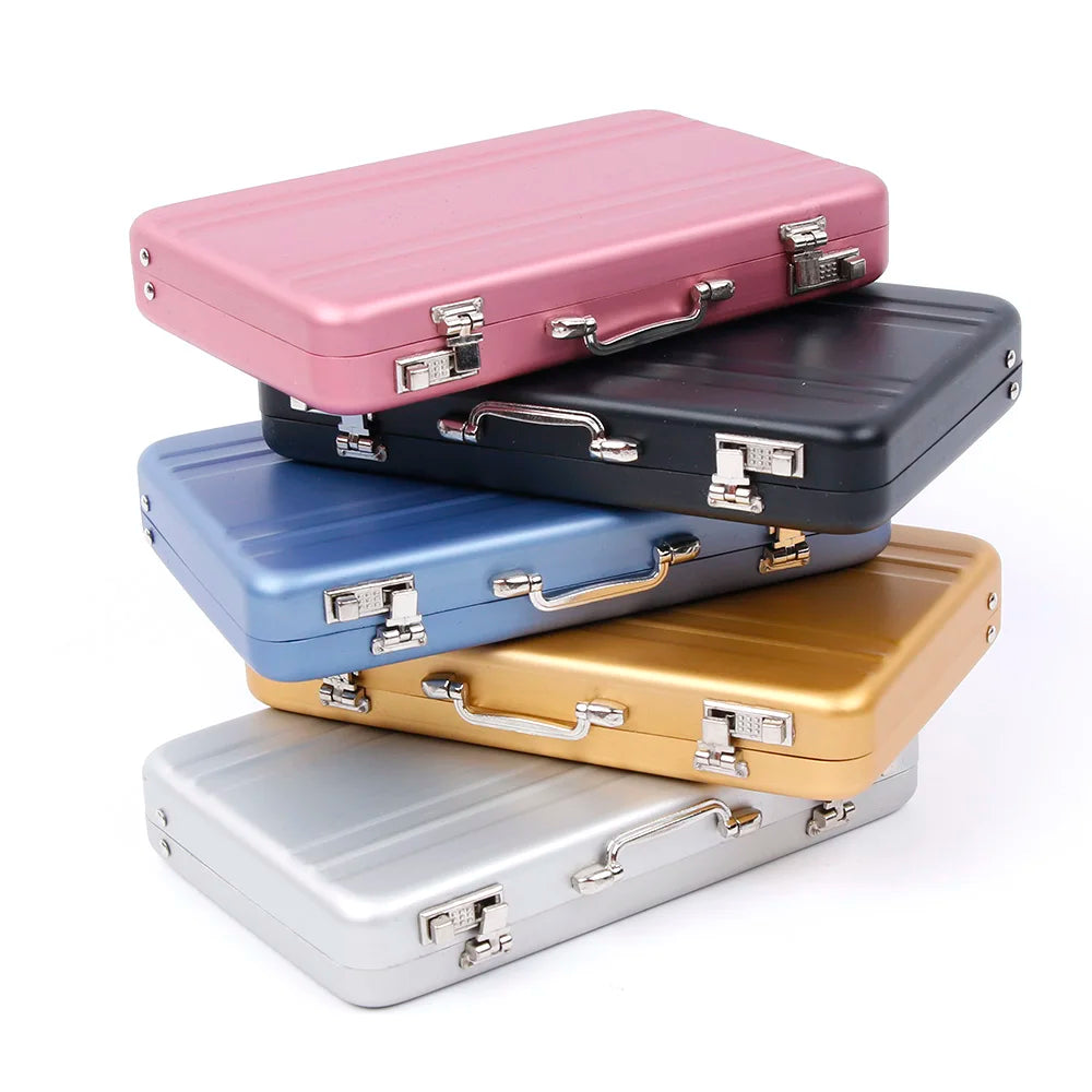 Aluminum Credit Card & ID Holder with Secure Closure