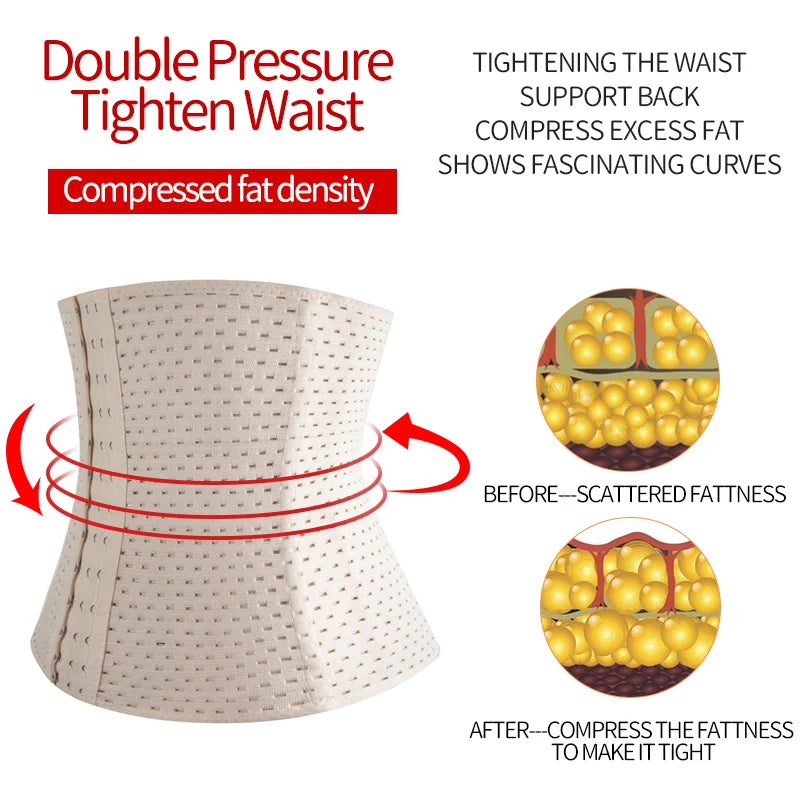 Men’s Waist Trainer – Tummy Control Body Shaper Corset Belt
