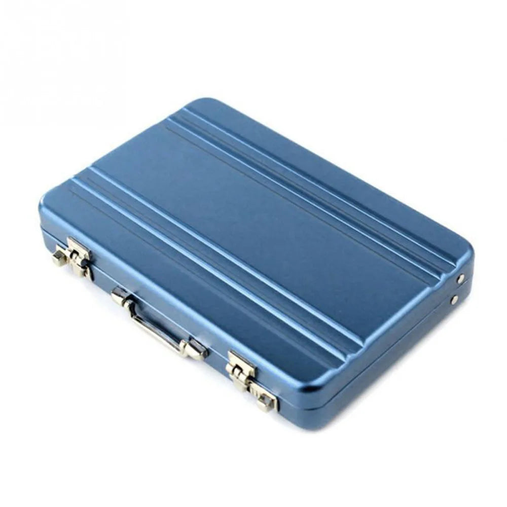 Aluminum Credit Card & ID Holder with Secure Closure