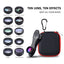 Kit d'objectifs universels 10 en 1 pour smartphone avec fisheye, grand angle et macro.