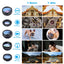 Kit d'objectifs universels 10 en 1 pour smartphone avec fisheye, grand angle et macro.