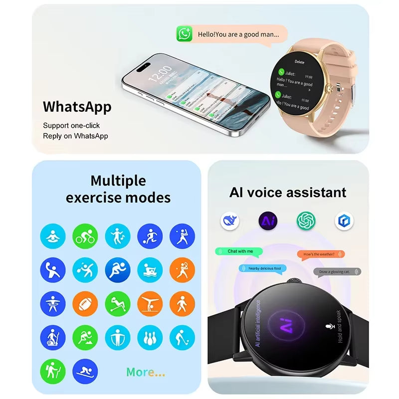 3D Smartwatch – Apps, 4GB Geheugen & IP68 Waterdicht