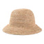Chapeau de soleil en raphia pour femme – Plage en paille fait main