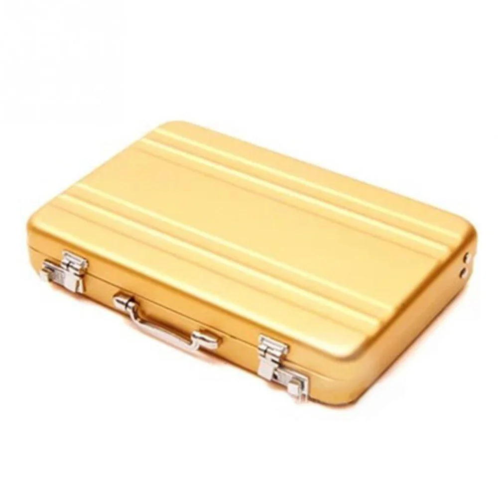 Aluminum Credit Card & ID Holder with Secure Closure