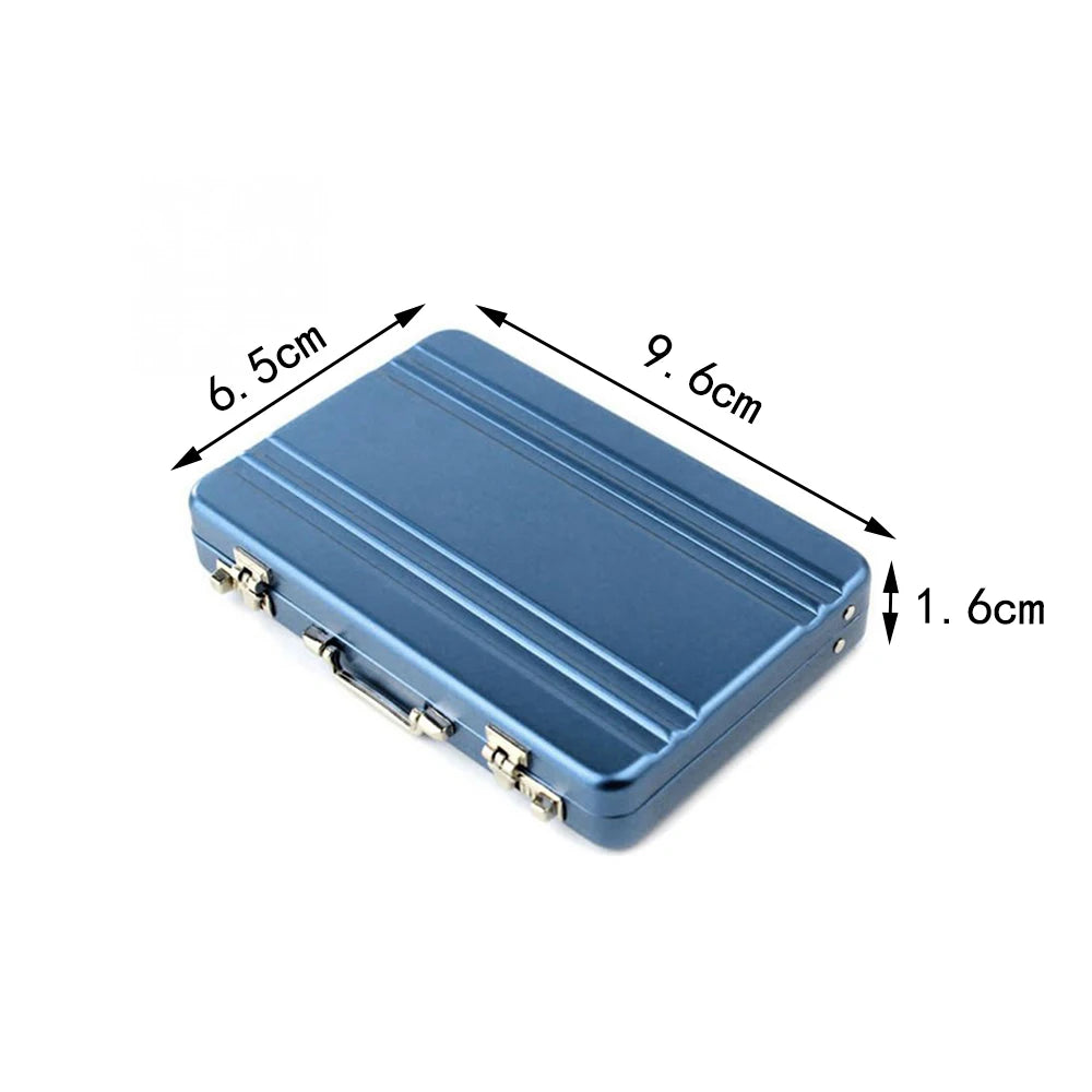Aluminum Credit Card & ID Holder with Secure Closure