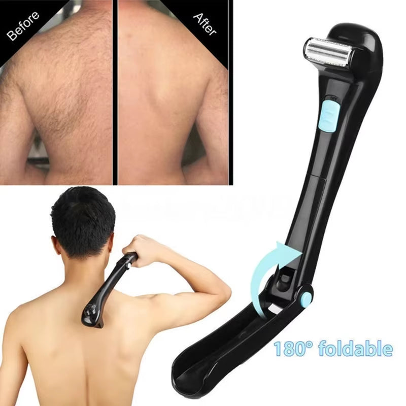 Men’s Electric Back Shaver – Long-Handle Waterproof