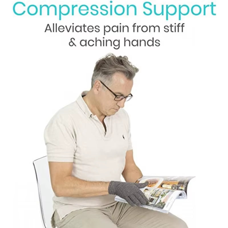 Unisex Full Finger Compression Gloves – Pain Relief Therapy