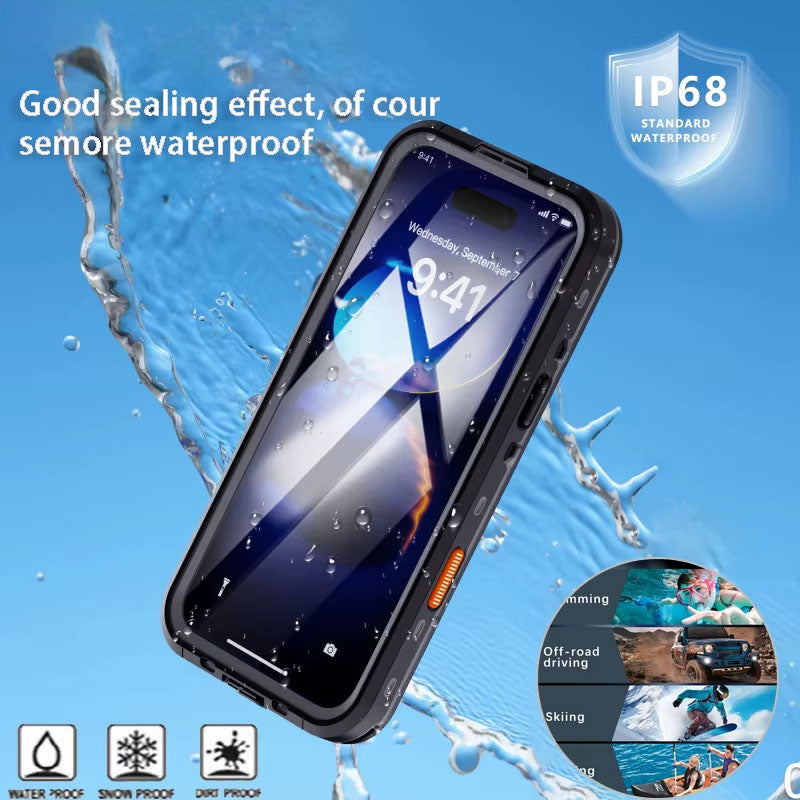 Rugged Waterproof Phone Case – 360° Full Protection