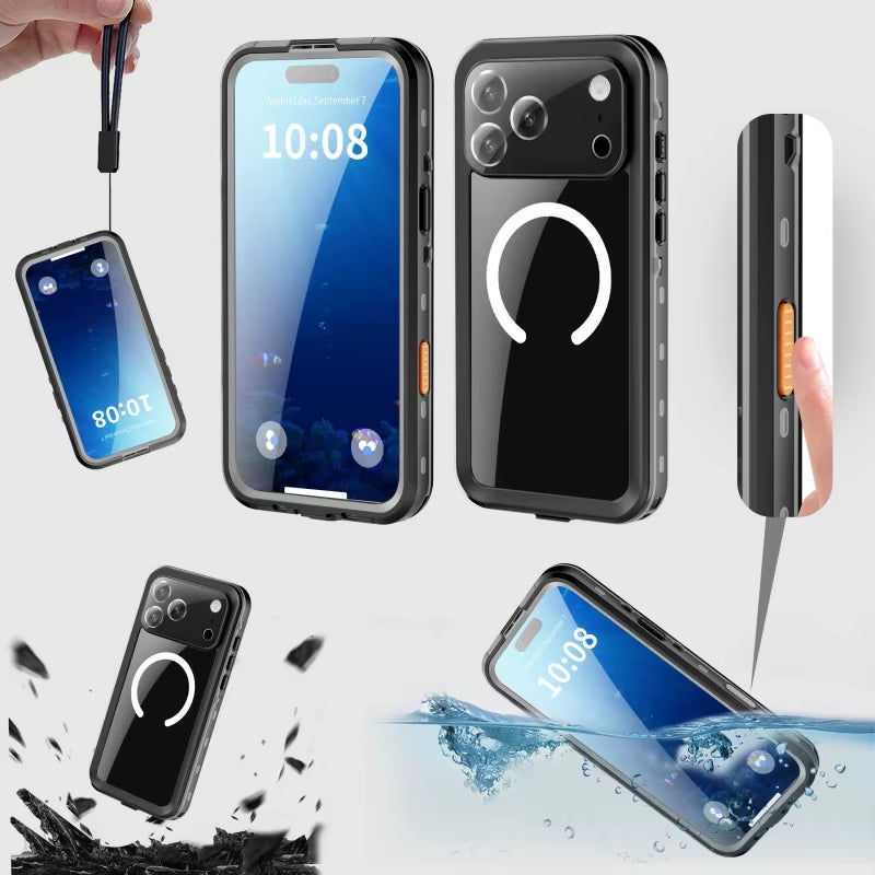Rugged Waterproof Phone Case – 360° Full Protection