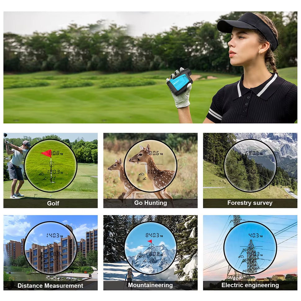 Golf Rangefinder 600M – High-Precision Laser Distance Meter