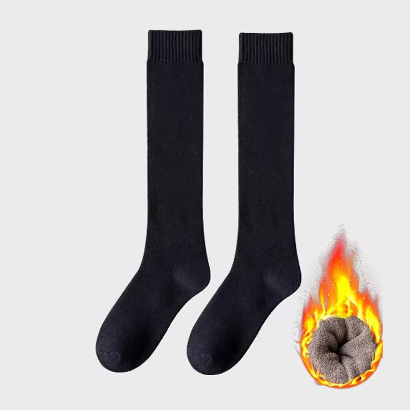 Winter Wool Knee-High Socks – Thermal Compression