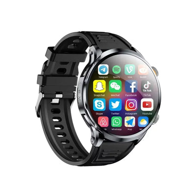 Smartwatch – 1,95″ HD, 4G, NFC & SIM Ondersteuning Gebogen