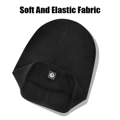Electric Heated Beanie Hat – Warm Fleece Cap