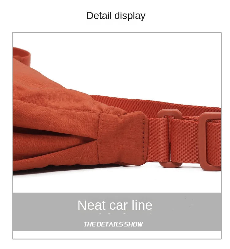 Sac à bandoulière en nylon pour femmes – Sac à main de voyage