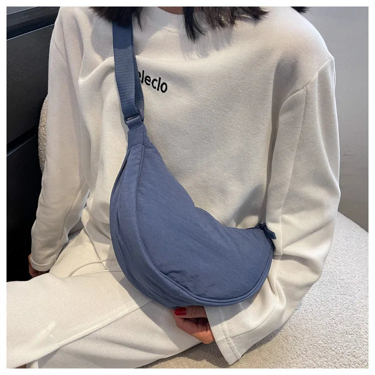 Sac à bandoulière en nylon pour femmes – Sac à main de voyage