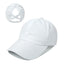 Summer Solid Color Baseball Cap – Women Ponytail Sports Cap