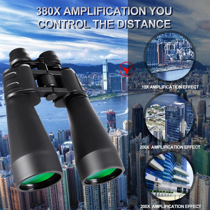 Powerful 10–380x100 Zoom Telescope – Professional HD Long